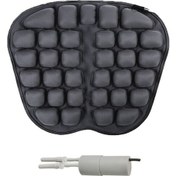 Resim In-sc003 Araba Ofis Şişme Hava Yastığı Koltuk Minderi, Stil: Elektrikli Su Şişme Çift Kullanımlı Siyah 