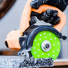 Resim 1 adet 10.16 cm Süper İnce Elmas Testere Bıçağı - Paslanmaz, Porselen, Seramik, Granit ve Mermer Fayanslarda Pürüzsüz Kesim için Montaj Gerekmez - Endüstriyel Kalite Hassas Araç, Hassas Testereleme | El Tipi Testere Bıçağı | Elmas Bıçak 