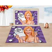 Resim Bk Gift Kişiye Özel Kadın Kolay Yetişmiyor Karikatürlü 1000 Parça Profesyonel Puzzle-7 