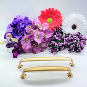Resim Ahenk Pamir 160 mm Mat Gold Zamak Kulp Dolap Çekmece Vestiyer Kulbu 
