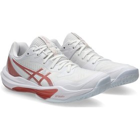 Resim Asics Sky Elıte Ff 3 Kadın White/guava Voleybol Ayakkabısı 1052a075-105 White/guava 