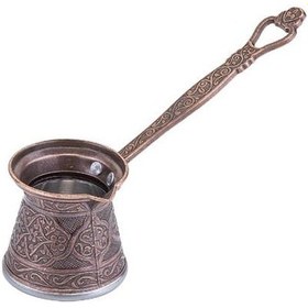 Resim Kosova AYV-0040 No:4 Zambak Döküm Cezve Bakır 