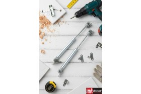 Resim Imt Aksesuar (2 Adet)Dolap Amortisörü Gazlı Piston Kapak Hidroliği 100N - Mobilya Makasları - Tek Ebat 