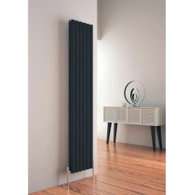 Resim Carisa Tallis Double Alüminyum Radyatör - Kumlu Antrasit 1800X470MM 8 Dilim 