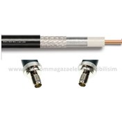 Resim RP SMA dişi - RP SMA dişi 1 METRE LMR400/RWC400 Koaksiyel Kablo 