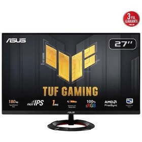 Resim Asus 27" Ips Tuf Gamıng Vg279q3r 1ms 180hz Hdmı-dp Gamıng Monitör 1920x1080 