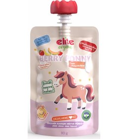 Resim Berry Pony Organik Karışık Meyve Püresi 110 G 