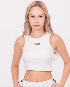 Resim Kız Çocuk Sıfır Kol Crop Bluz-13792-ekru Ekru 