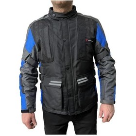 Resim Venom Motosiklet Montu Tourex 4 Mevsim Ce Sertifikalı Long Touring Mont Siyah-mavi 