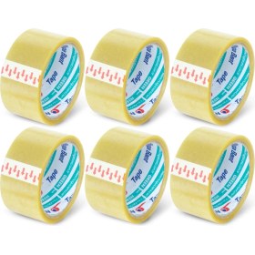 Resim Nuga 45 mm x 40 mt Şeffaf Koli Bandı Akrilik 36 Adet 