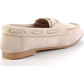 Resim Bambi Bej Kadın Loafer Ayakkabı K01503727572 Bej 