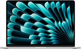 Resim Apple 2024 M3 çipli 15 inç MacBook Air Laptop: 15.3 inç Liquid Retina Ekran, 16 GB Birleşik Bellek, 512 GB SSD Depolama, 1080p FaceTime HD Kamera, Touch ID. Gümüş Rengi 