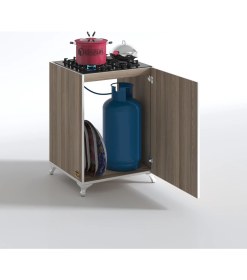 Resim Kenzlife ocak dolabı kamuran crd 85*60*56 hazır mutfak ankastre gömme ocak için arkalıksız 