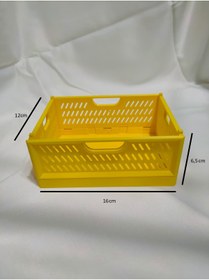 Resim Devletli 3d Katlanabilir Dekoratif Sepet Masa Organizer 3'lü 