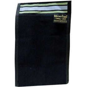 Resim Micro Peel İpek Sırt Ve Vücut Kesesi Siyah 17x27Cm 