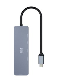 Resim DM CHB058 Type-C to 4K HDMI 3*USB 3.0 PD Hub Dönüştürücü 