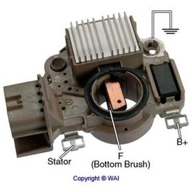 Resim 12v Kömürlü Konjektör 4 Fiş c S L Fr Mıtsubıshı Carısma/l200 N11.670 