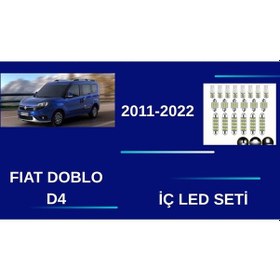 Resim Fıat Doblo D4 Uyumlu İç Aydınlatma Seti Led 