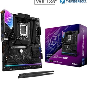 Resim ASROCK Asrock B860 Lightning WiFi LGA1851 DDR5 8933MHz+(OC) ATX Gaming (Oyuncu) Anakart 