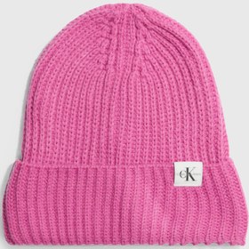 Resim Calvin Klein MONOGRAM RIB BEANIE Erkek Pembe Bere 