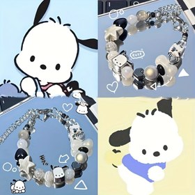 Resim For Pochacco Charm Bileklik için 1 adet - Vintage Alaşım, Yüksek Kaliteli Karikatür Köpek Tasarımı, Kadınlar için Dayanıklı ve Şık Aksesuar, Günlük Durumlar için İdeal Hediye, Günlük Aksesuar|Oyunca Aksesuar|Dayanıklı Bileklik 