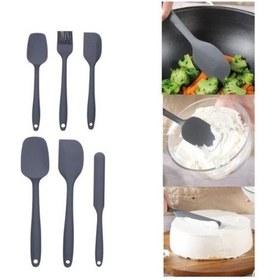 Resim Dodes Silikon Spatula Ve Fırça Seti Çok Renkli 