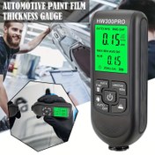 Resim HW-300PRO Araba Boya Filmi Otomatik Kalınlık Ölçer 0-2000UM Fe & NFe Kaplama Kalınlık Test Cihazı Manuel Otomotiv Boya Araçları 