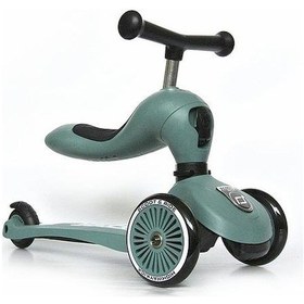 Resim Scoot And Ride Highwaykick 1 Oturaklı Çocuk Scooter Yeşil 160629 
