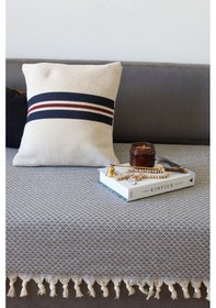 Resim Yıldız Antrasit Oturma Yerini Kapatan Koltuk, Çekyat, Kanepe Örtüsü/ Şalı 115x200 Cm Koyu Gri 