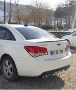 Resim ünlütürkotoaksesuar Chevrolet Cruze Uyumlu Bagaj Üstü Spoiler - Spoyler Piano Black Parlak Siyah 