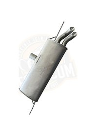 Resim Volkswagen Golf 5 Çift Çıkışlı Arka Susturucu Arka Eksoz 2004-09 