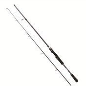Resim Hafif Siyah Cam Fiber Sualtı Balıkçılık Çubuğu - 1.8m/5.91ft, Orta Hızlı Eylem, Katlanabilir 70-100cm, Offshore Sualtı Balıkçılığı İçin İdeal, Balıkçılık Ekipmanı | Kompakt Balıkçılık Çubuğu | Ergonomik Sap 