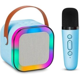 Resim Bluetooth Hoparlör Bt+tf+usb+aux Karaoke Mikrofonlu Platoon Pl-4562 