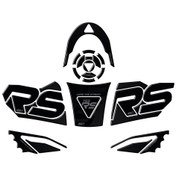 Resim GP Kompozit Triumph Street Triple 765 RS 2023-2024 Uyumlu Tank Pad Seti Siyah-Karbon 