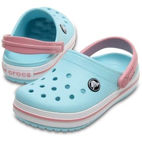 Resim Crocs 207006-4s3 Crocband Clog K Mavi - Beyaz 