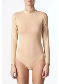 Resim NBB 3'lü Yeni Sezon Beyaz Uzun Kol Boğazlı Çıtçıtlı Body 001 