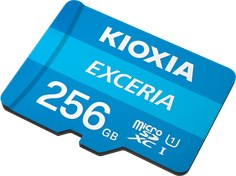 Resim KIOXIA 256GB Exceria UHS-1 C10 100MB/sn Micro SDXC Hafıza Kartı 