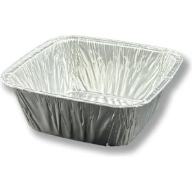 Resim Delixa Alüminyum Aşure Tatlı Kasesi * Sütlaç Kabı Tatlı Kase Aliminyum 100 Adet 