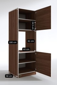 Resim Kenzlife Ankastre Fırın Dolabı Bige Cvz Mutfak Banyo Kiler 