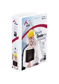 Resim Önder A4 Firma Klasörü (3 Cm - 4 Halkalı ) 2013 Beyaz 