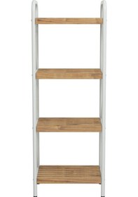 Resim Sahra Beyaz 4 Katlı Raf Banyo Köşe Rafı Mutfak Düzenleyici Raf 