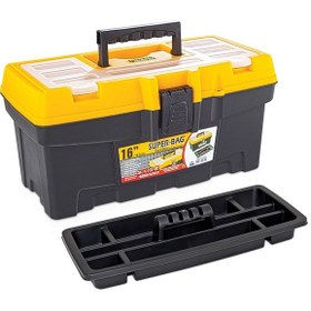 Resim Super Bag 16'' İnç 41 Cm Kilitli Takım Çantası Ve Malzeme Kutusu 