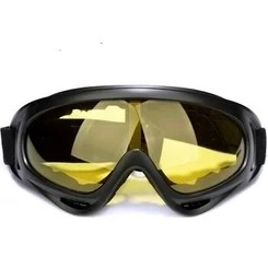 Resim Xifu Shop C Sarı Stil Motosiklet Rüzgarlık Kum Geçirmez Açık Sürme Kayak Leri Koruyucu Ler (Yurt Dışından) 