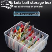 Resim 1 adet 35/56 Bölme Şeffaf Balıkçılık Yem Depolama Kutusu - Dayanıklı Plastik Çok Bölmeli Organizatör, Beyaz Renkte Açık Görüş Tasarımı ile Olta ve Dış Mekan Tutkunları için, Balıkçılık Takımları Kutusu 