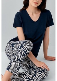 Resim Arnetta Kadın Lacivert Pijama Takım Ar3605-s-v2 Lacivert 