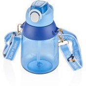 Resim Vagonlife Pipetli Çocuk Su Matarası Mavi 800 ml 