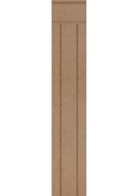 Resim Iskandınav Model 18 X 104 Cm Dekoratif Duvar Paneli Boyanabilir Ahşap 6 Mm Ham Mdf Duvar Paneli 