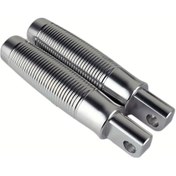 Resim Hightower Vintage Alüminyum Alaşım Evrensel 10mm Erkek Bağlantılı Dayanıklı Motorcycle Foot Pegs 