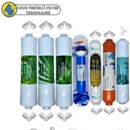 Resim Pemax Water Solutions Puricom Kapalı Kasa Su Arıtma cihazlar Sertifikalı 7'li B12 Alkali- Filmtec Dupon Mebran Mineral 