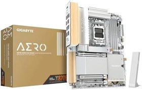 Resim GIGABYTE X870E AERO X3D WOOD WIFI7 AM5 AMD DDR5 ANAKART 